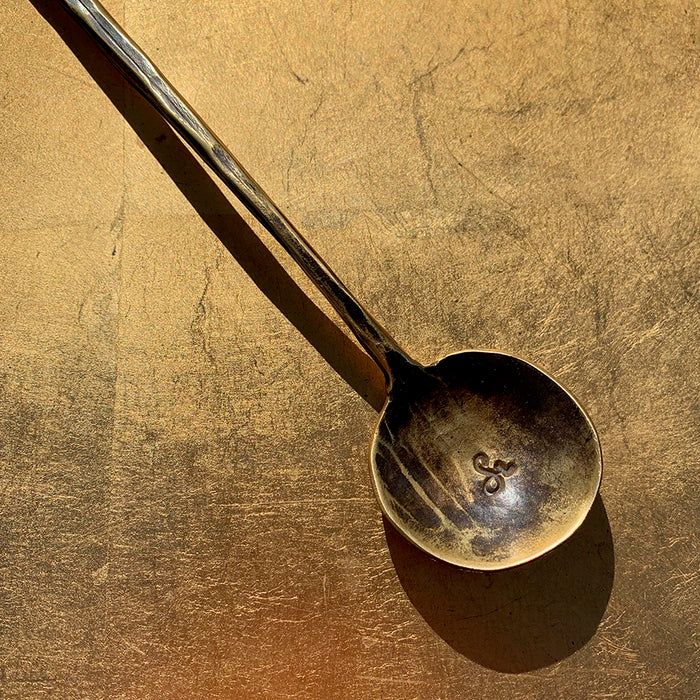 Home: Forged Bronze Cocktail Spoon