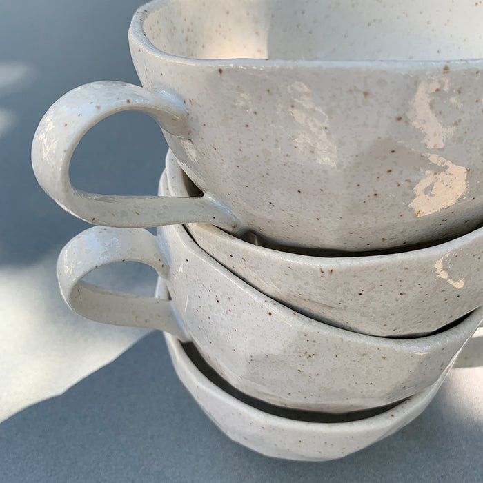 Home: Boulder Mug Glossy Off-White