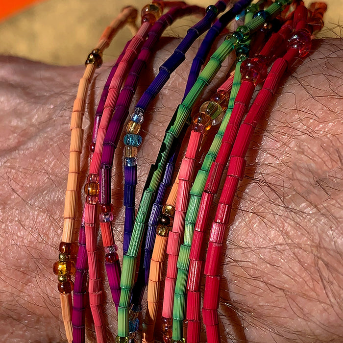 Jewelry: Zulugrass Rainbow Necklaces