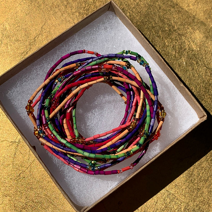 Jewelry: Zulugrass Rainbow Necklaces