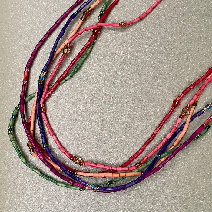 Jewelry: Zulugrass Rainbow Necklaces