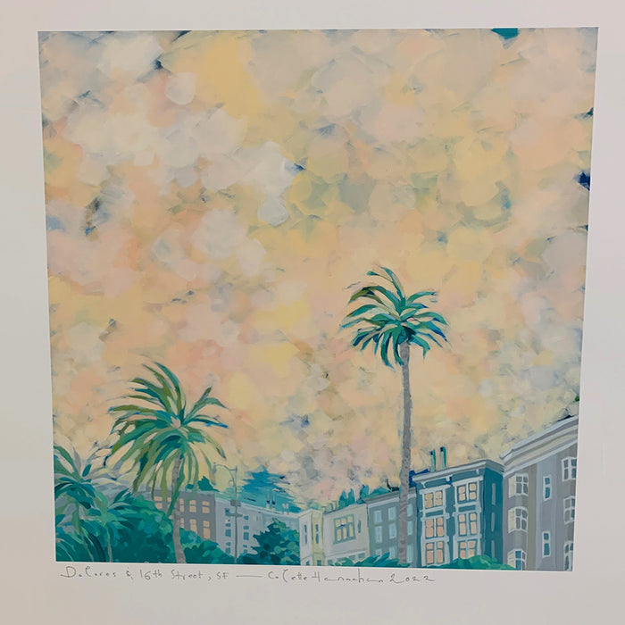 Art: Print San Francisco Dolores Park Cityscape