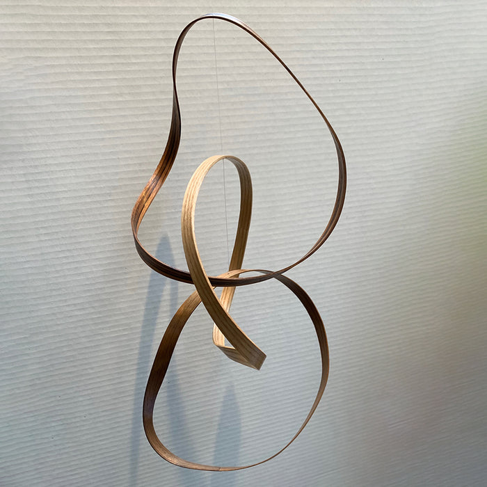 Art: Kinetic Mobius Hardwood Mobile