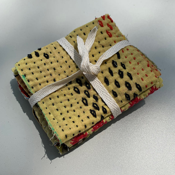 Mending: Golden Kantha Stitch Bundle