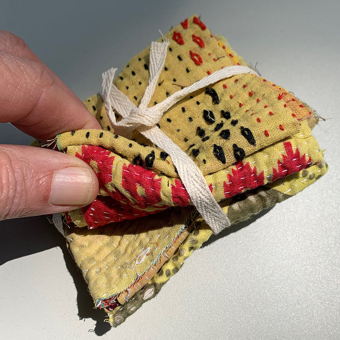 Mending: Golden Kantha Stitch Bundle