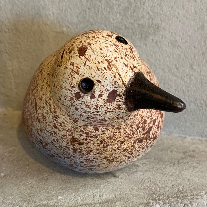 Art: Ceramic Speckled Shore Bird