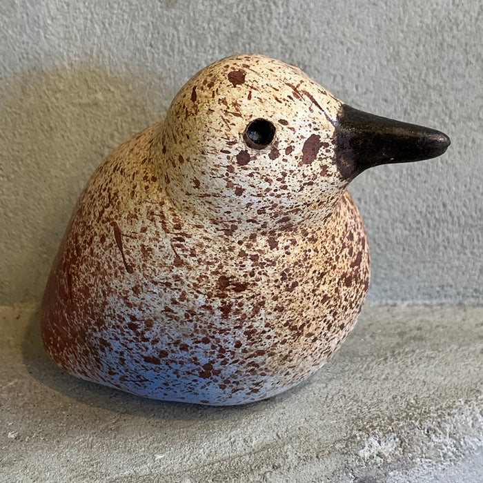 Art: Ceramic Speckled Shore Bird