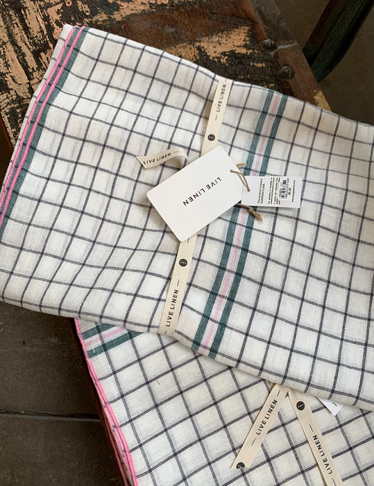 Linen: European Flax Green Harmony Large Tablecloth