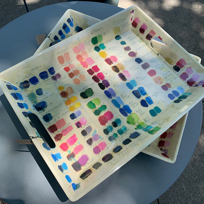 Art: Color Palette Serving Tray