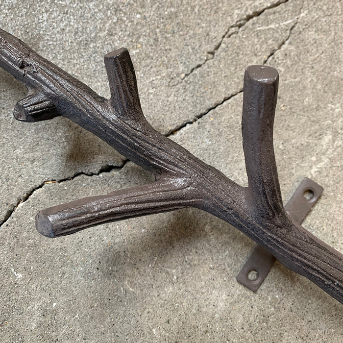 Hooks: Cast Iron Tree Branch Hanging Rack