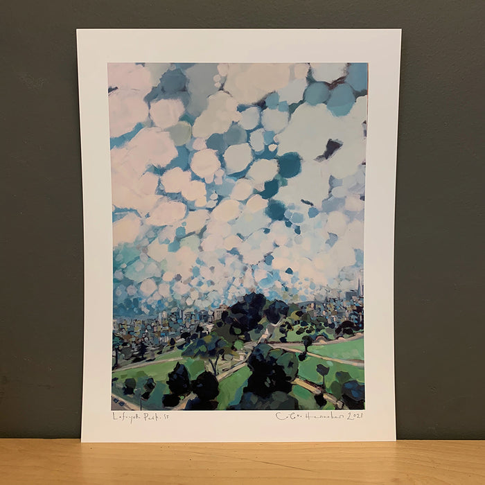 Art: Print San Francisco Lafayette Park Cityscape