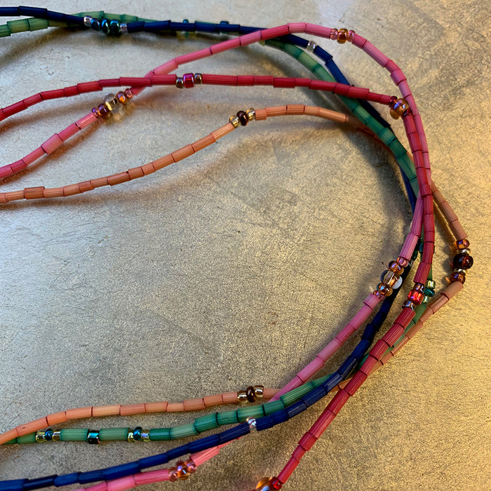 Jewelry: Zulugrass Rainbow Necklaces