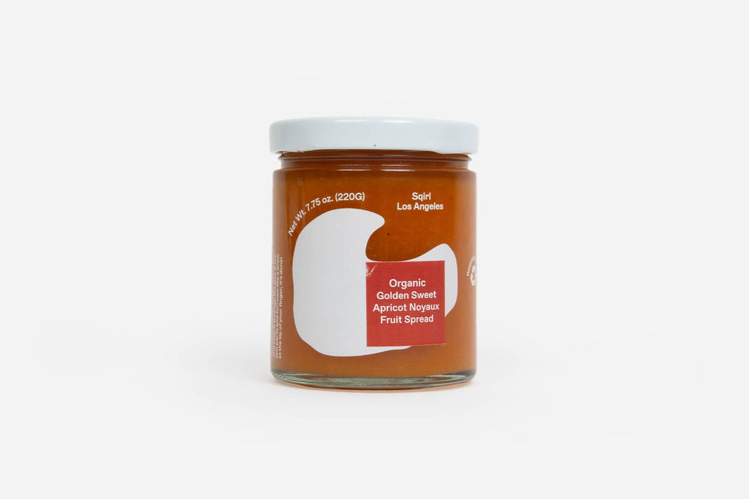 Certified Organic Golden Sweet Apricot-Noyaux Fruit Spread