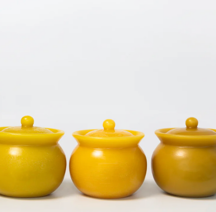 Beeswax Honey Pot