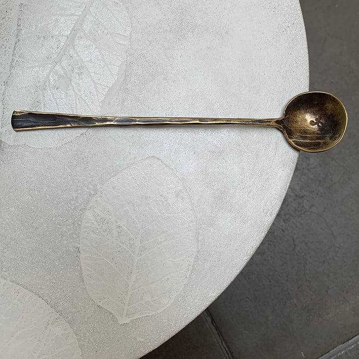 Home: Forged Bronze Cocktail Spoon