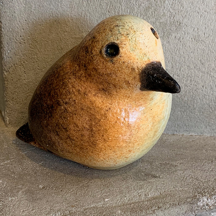 Art: Ceramic Earthtoned Shore Bird