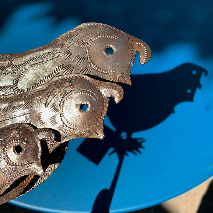 Garden: Steel Covey of Quail