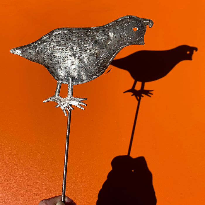 Garden: Steel Covey of Quail