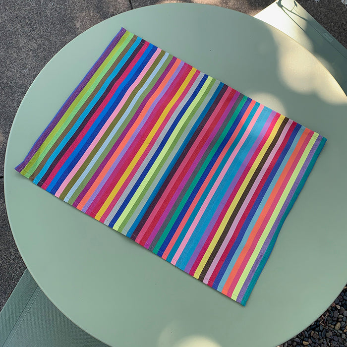 Home: Tissage de Luz Rainbow Striped Napkins