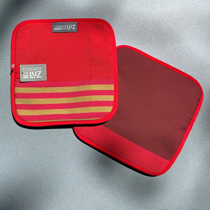 Kitchen: French Potholder Red