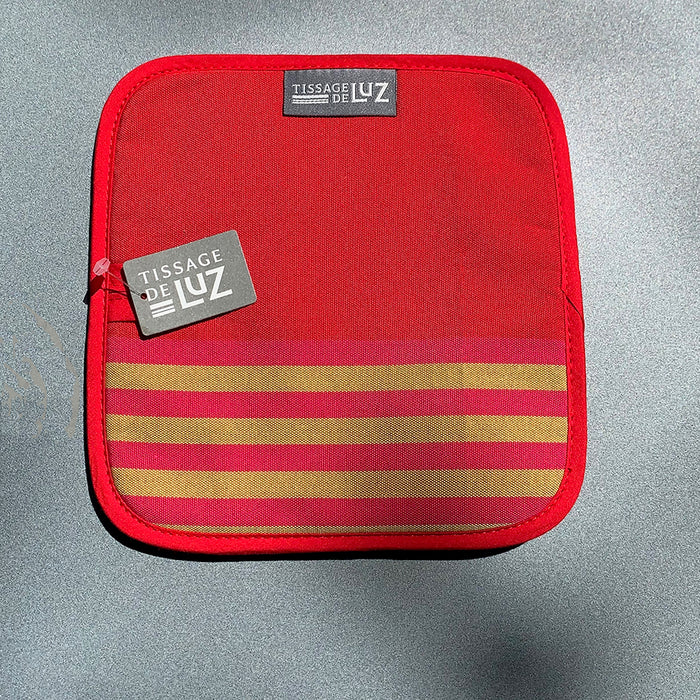 Kitchen: French Potholder Red