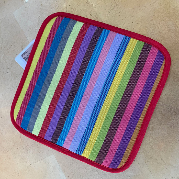 Kitchen: French Potholder Rainbow