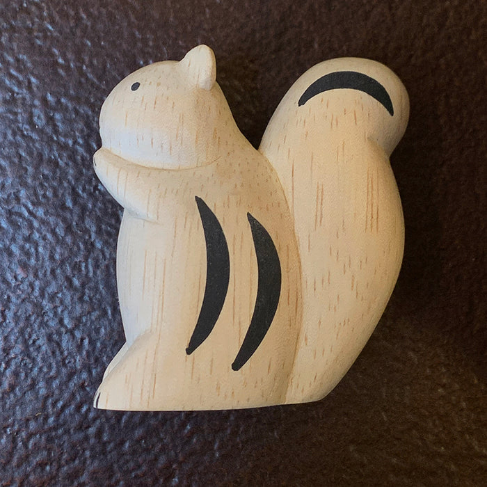 Home: Carved Wooden Squirrel