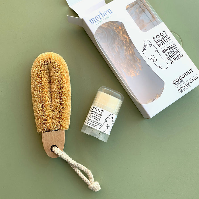 Care: Foot Brush and Foot Butter Bundle