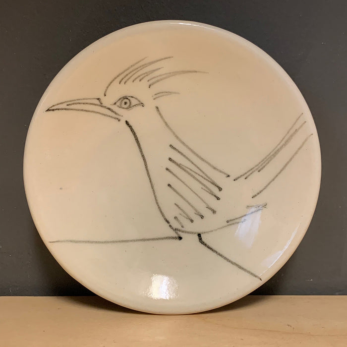 Home:  Betsy Williams Tiny Plate with Road Runner