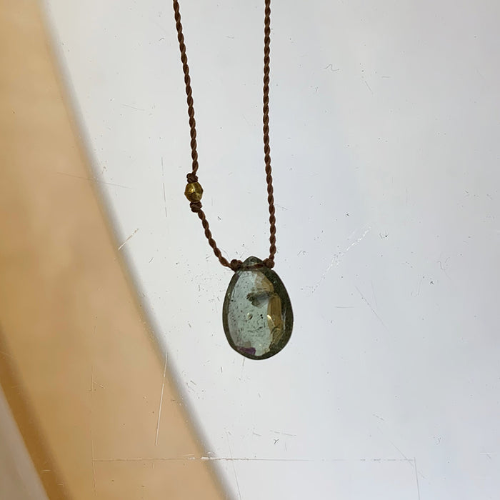 Light Green Tourmaline Necklace