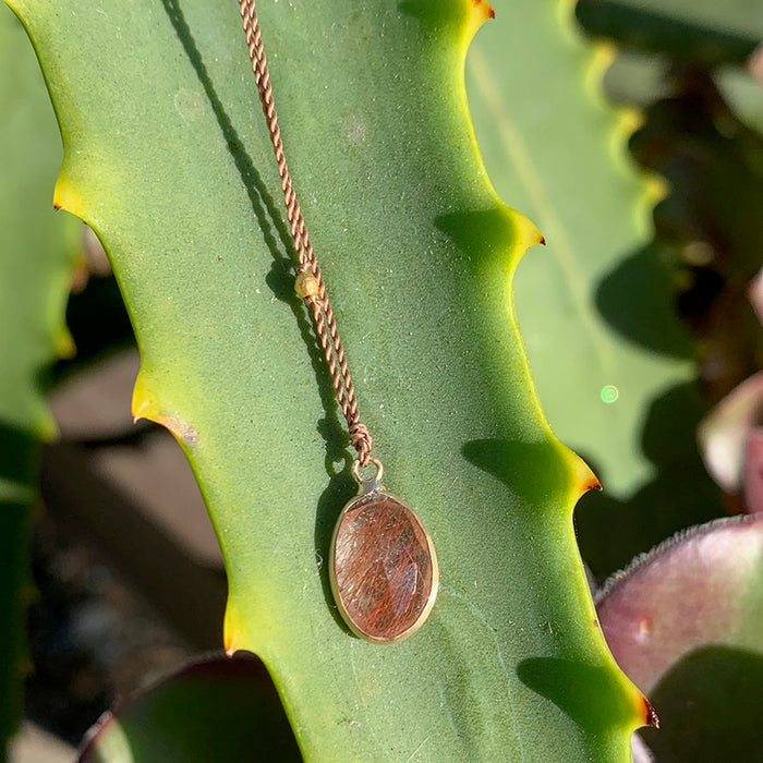 Rutilated Quartz Necklace