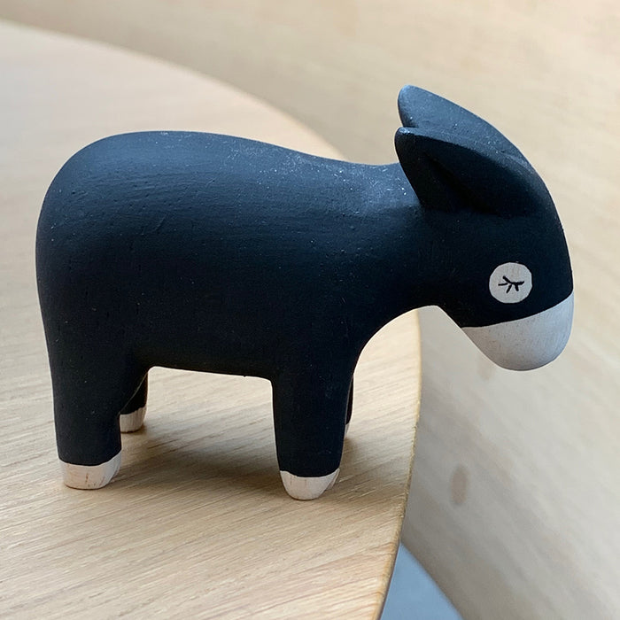 Home: Carved Wooden Donkey