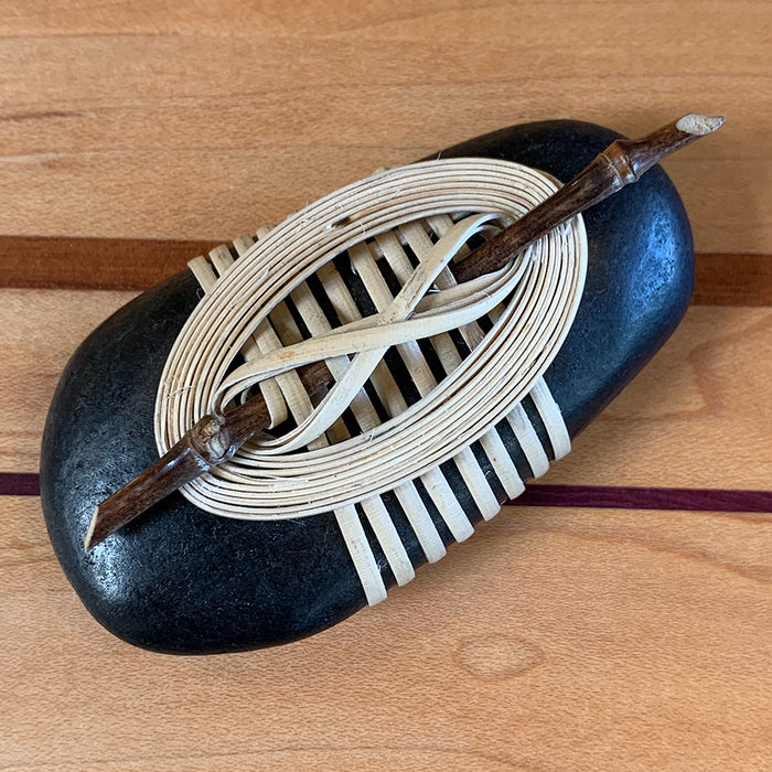Home: Braided Rock with Stick