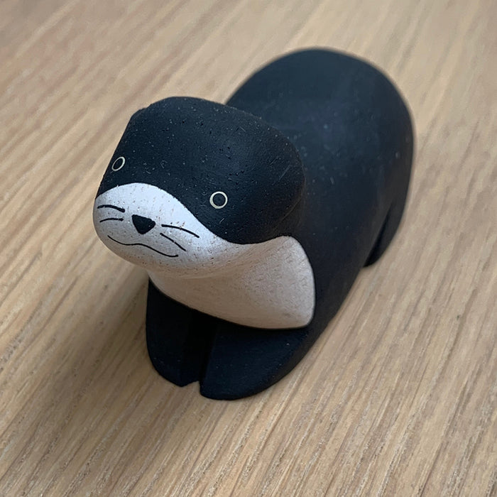 Home: Carved Wooden Otter