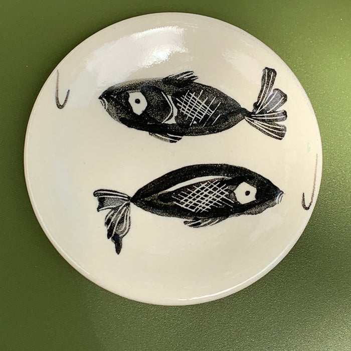 Home:  Betsy Williams Tiny Plate with Two Fish