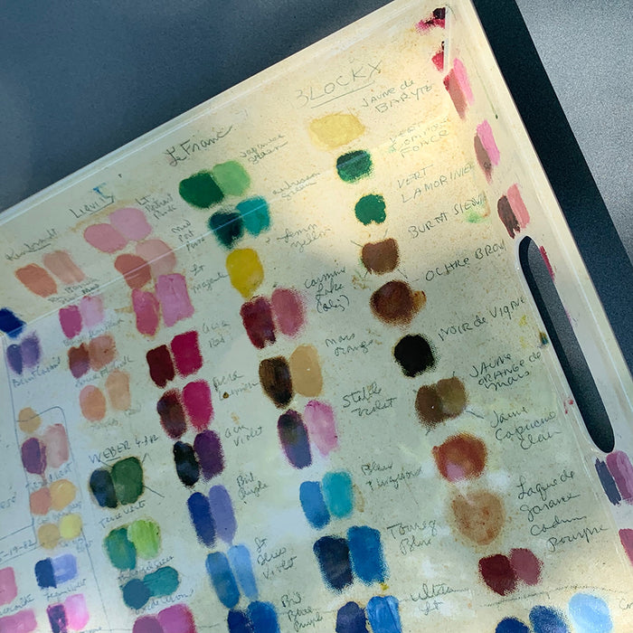 Art: Color Palette Serving Tray