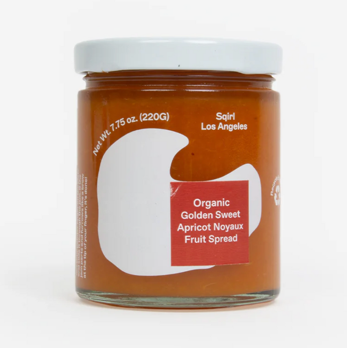 Certified Organic Golden Sweet Apricot-Noyaux Fruit Spread