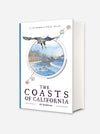 The Coasts of California: A California Field Atlas book by Old Kaufmann, shown as a 3D mockup on a light gray background.