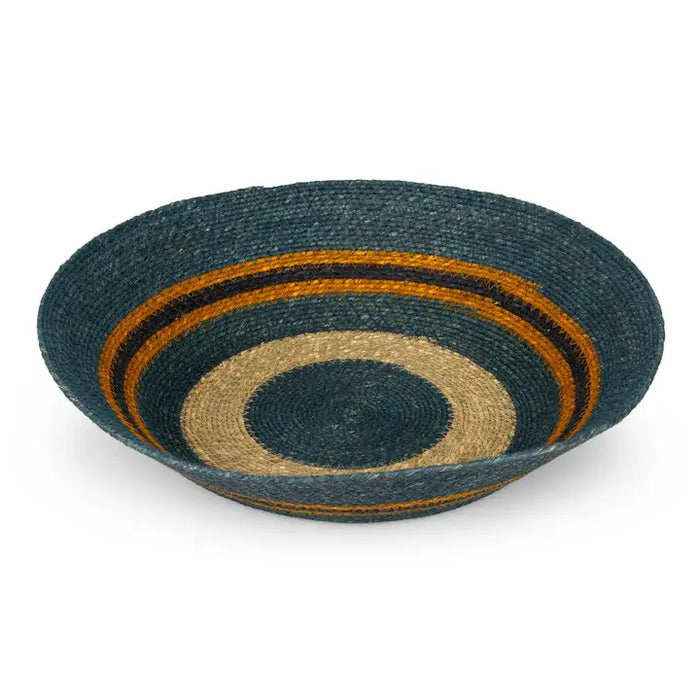 Seagrass Dining  Large Bowl Top 15.75”D, Base 9.75”, 3.25” H