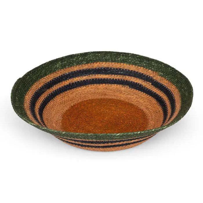 Seagrass Dining  Large Bowl Top 15.75”D, Base 9.75”, 3.25” H