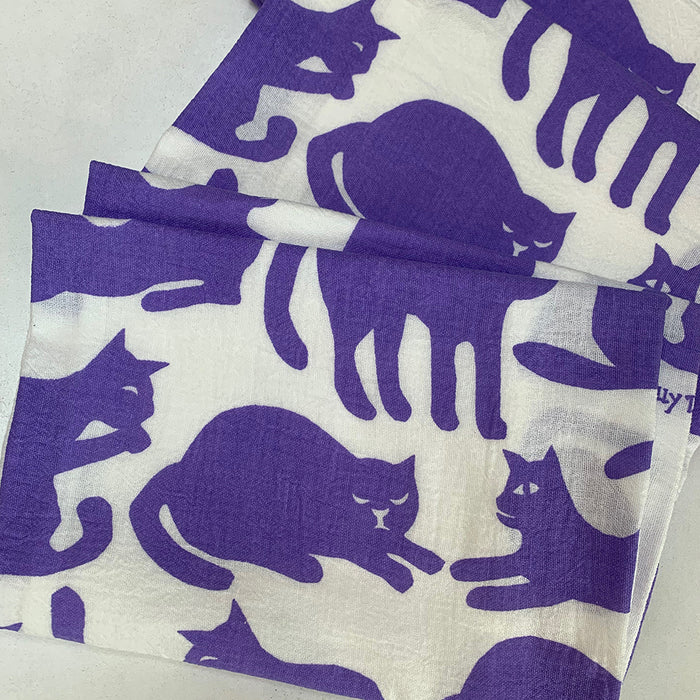 Home: 100% Cotton Tea Towel with Kitties