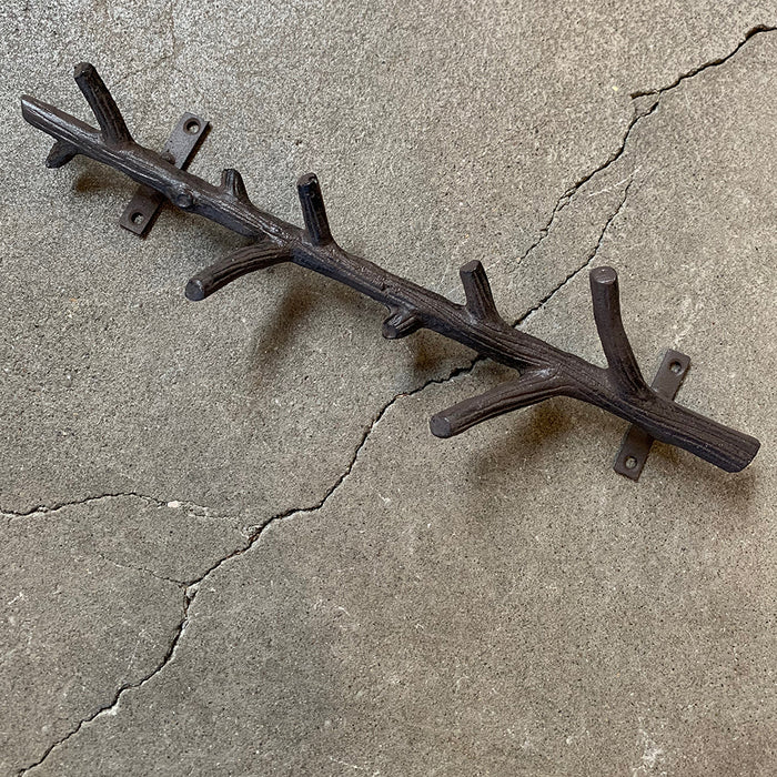 Hooks: Cast Iron Tree Branch Hanging Rack