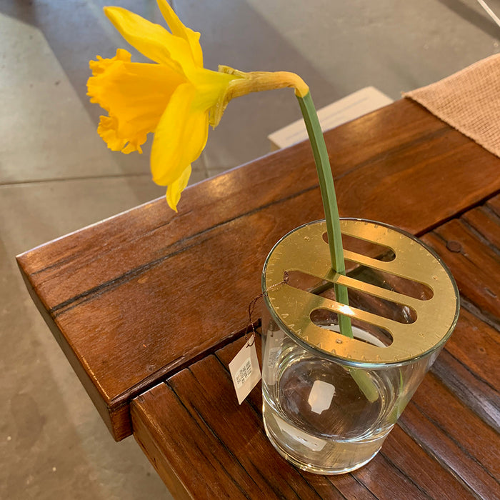 Home: Brass Flower Holder – The Gardener Store