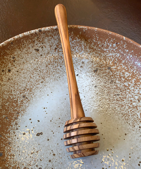 Home: Olive Wood Honey Dipper