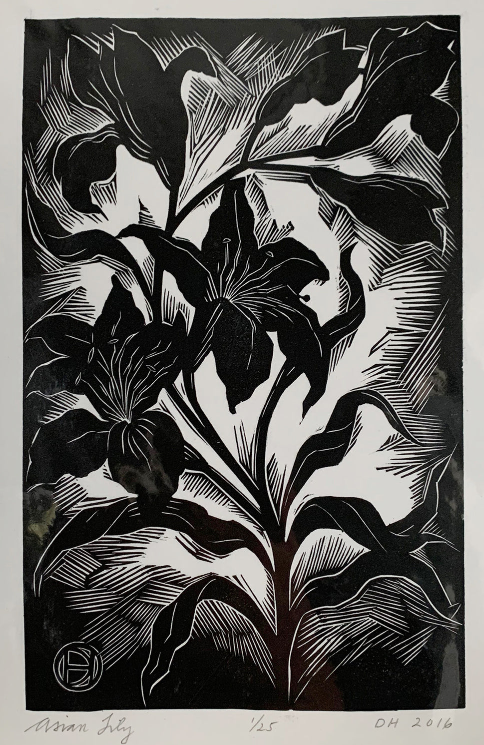 Art: Deborah Harris Relief Print – The Gardener Store