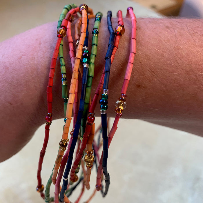 Jewelry: Zulugrass Rainbow Necklaces