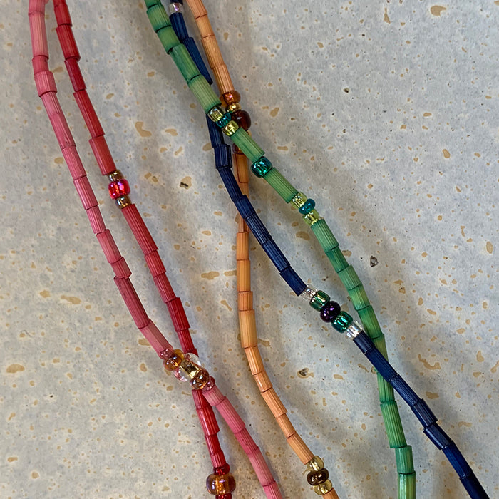 Jewelry: Zulugrass Rainbow Necklaces